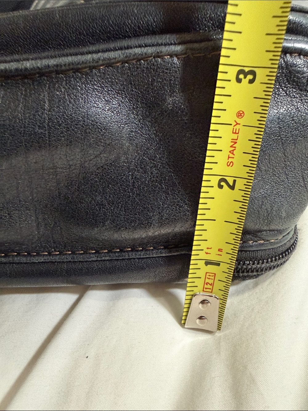 Fossil Black Leather Crossbody Organizer Bag - Picture 10 of 10